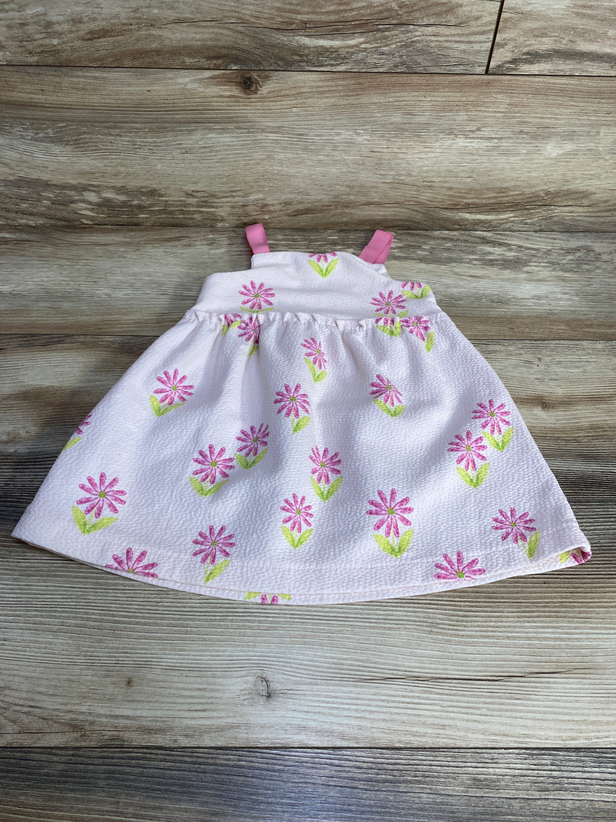 Zara Floral Sleeveless Dress Pink sz 18-24m