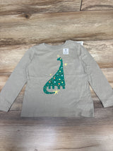 NEW Old Navy Christmas Tree Dinosaur Shirt Green sz 4T