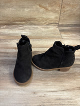 Wonder Nation Suede Ankle Boots Black sz 8c