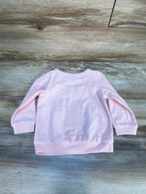 NEW First Impressions Velour Ruffle Top Pink sz 12m