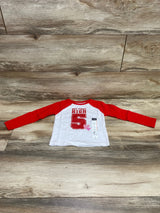 NEW Okie Dokie But First High 5 Red/White T-Shirt sz 2T