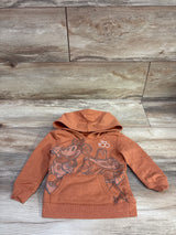 Disney 100 Pullover Hooded Sweatshirt Orange sz 12m
