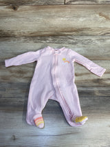 Just One You Thermal Sun & Rainbow Print Sleeper Pink sz Newborn
