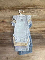 Carter's 5pk Bodysuit Set Blue sz Preemie