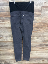H&M Mama High Rib Super Skinny Jeans Grey sz Large