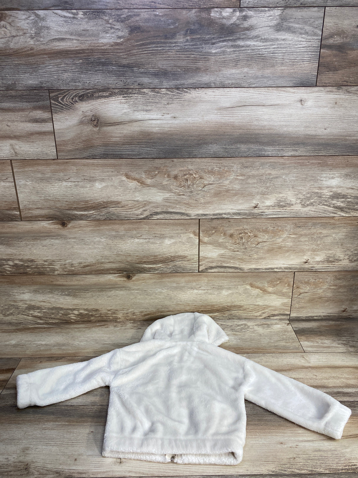 Carter's Plush Full Zip Jacket White sz 3T