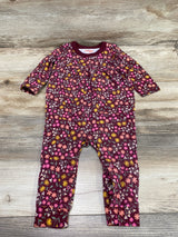 Cat & Jack Floral Coverall Red sz 6-9m - Me n Mommy To Be