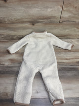 Carter's Sherpa Jumpsuit Cream sz 18m