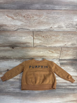 Little Co. Pumpkin Pullover Sweatshirt Brown sz 3T