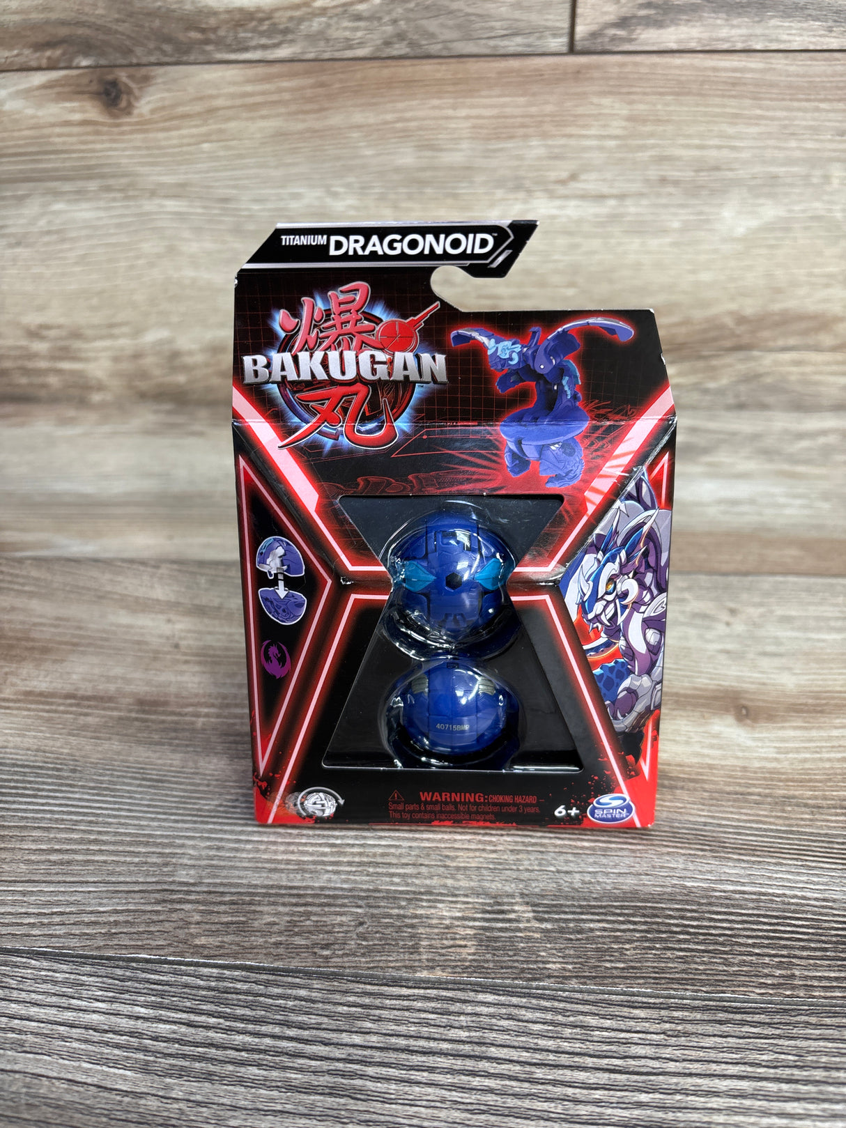 NEW Bakugan Titanium Dragonoid Action Figure, Blue