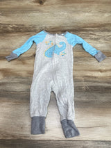 Kids Headquarters Dino Sleeper Grey/Blue sz 12m