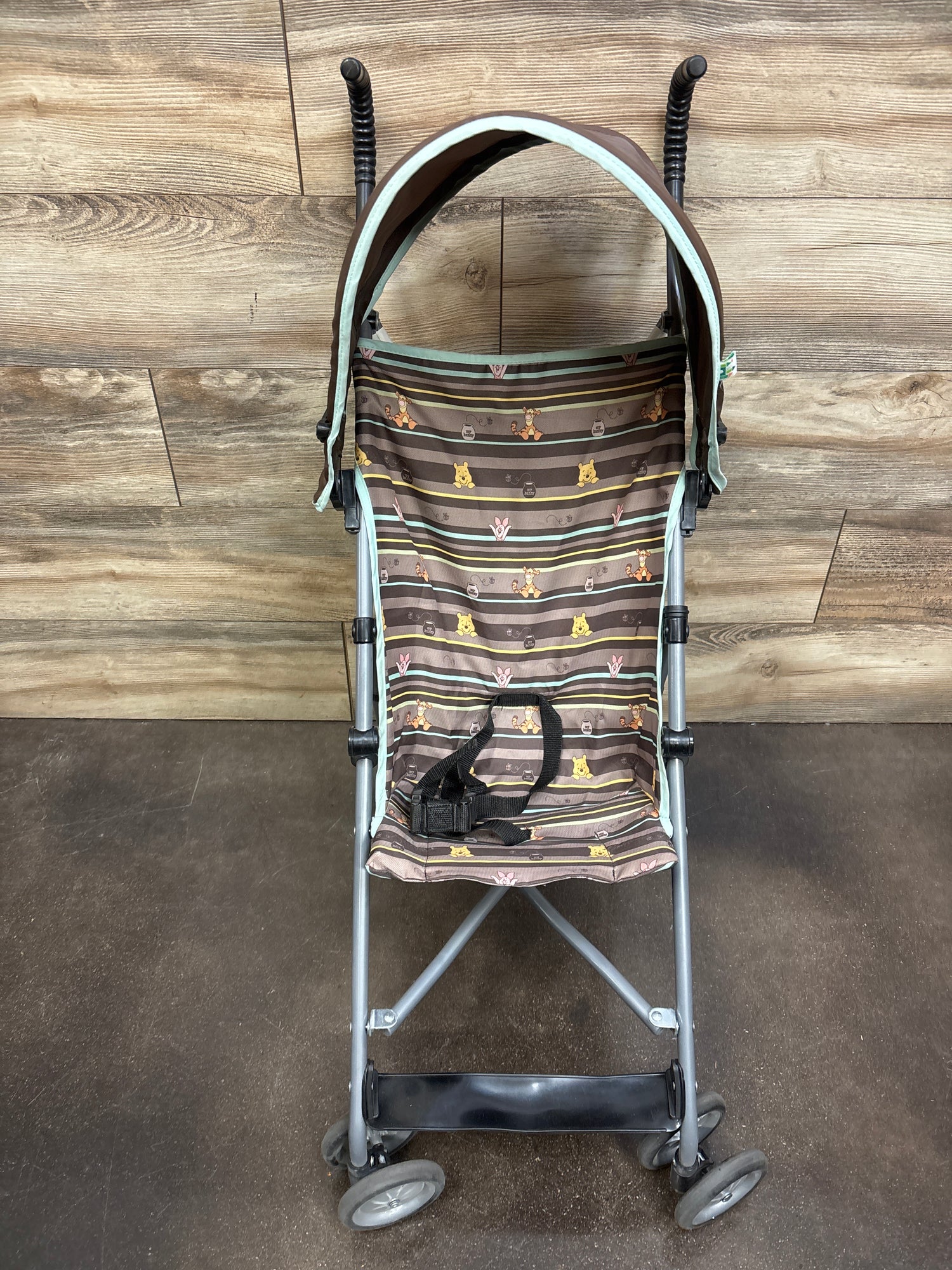 Disney Winnie The Pooh Umbrella Stroller w/ Canopy - Brown