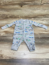 Modern Moments Car Print Coverall Grey sz 0-3m