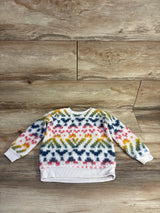 Jumping Beans Sherpa Heart Sweatshirt White sz 24m