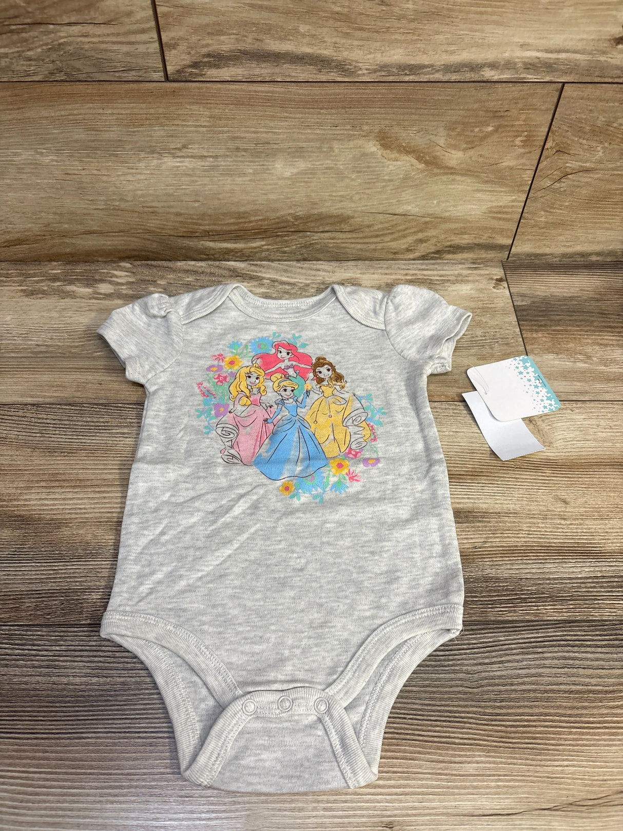 NEW Disney Baby Princess Bodysuit Grey sz 18m