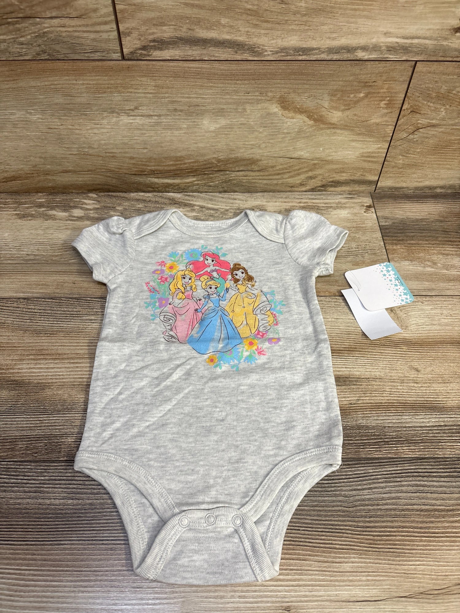 NEW Disney Baby Princess Bodysuit Grey sz 18m