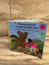 Playing with Osito Jugando con Baby Bear Bilingual Paperback Book