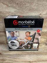 NEW MonBebe Portable Foldable Booster, Grey 6-36m