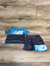 New Balance 2pc Shirt & Shorts Blue sz 12m