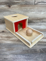 Elite Montessori Object Permanence Box with Tray and Ball