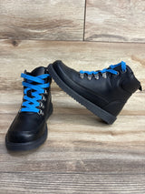 Baby Gap Lace-Up Boots w/ Blue Laces Black sz 12c