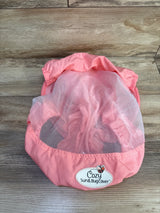 Cozy Summer Sun & Bug Car Seat Cover - Grapefruit Pink