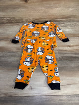 Peanuts 2pc Snoopy Halloween Pajama Set Orange sz 12m - Me n Mommy To Be