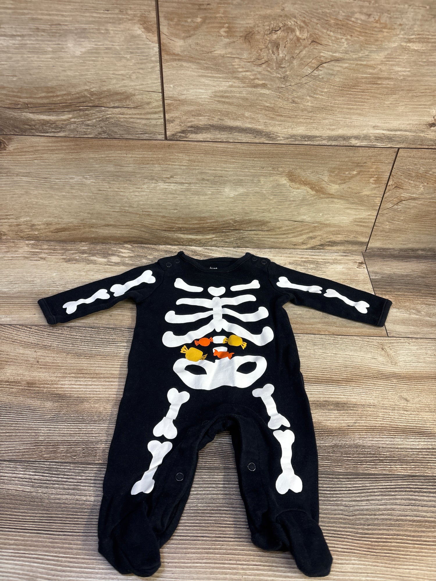 Just One You Skeleton Coverall Black sz 3m