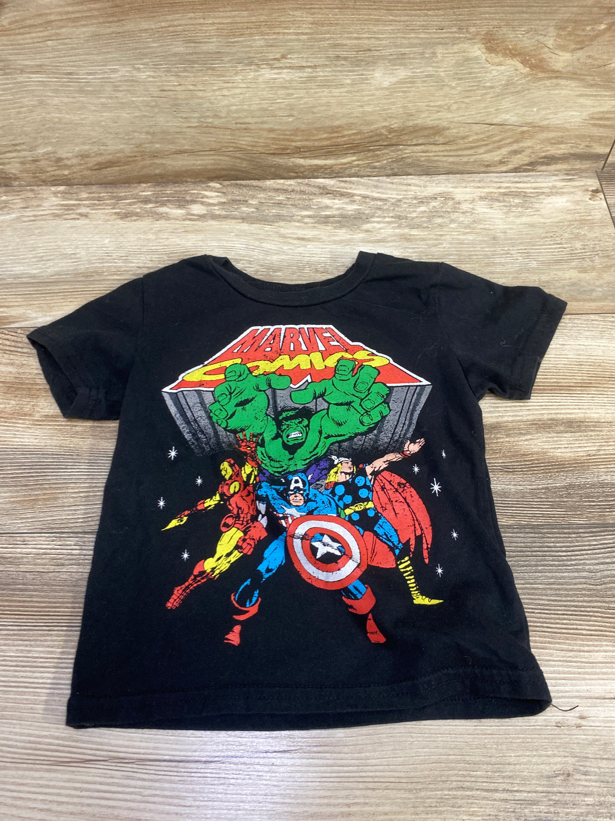 Marvel Comics Vintage Shirt Black sz 4T