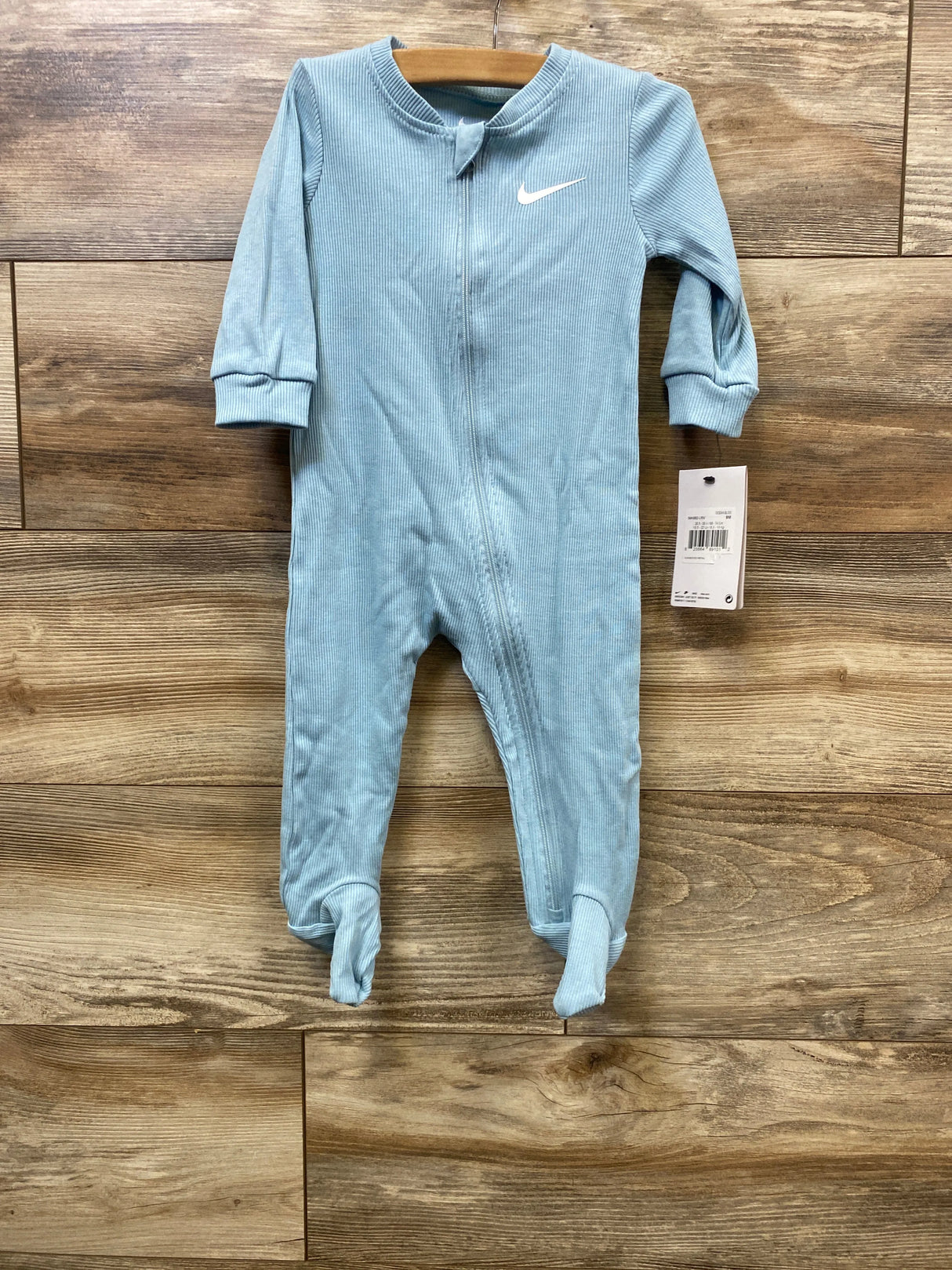 NEW Nike Ribbed Sleeper Light Blue sz 9m