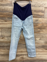 Pinkblush Maternity Full Panel Jeans Light Blue sz Small