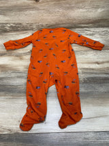 Carter's Construction Ribbed Sleeper Orange sz 6m