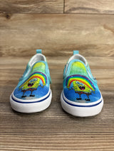 Vans x Spongebob Squarepants Imagination Slip-On Sneakers Blue sz 8.5c