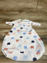 Carter's Animal Print Fleece Sleep Sack White sz 6-9m