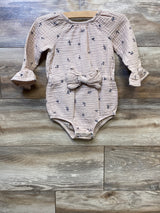 Grayson Mini Long Sleeve Gauze Acorn Bubble Romper Beige sz 18m