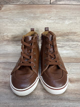 Cat & Jack Florian Mid-Top Sneakers Brown sz 1Y