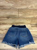 Time & Tru Maternity Full Panel Denim Shorts Blue sz Large