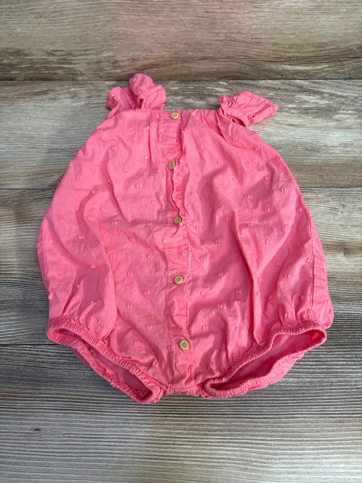 H&M Clip Dot Shortie Romper Pink sz 9m - Me n Mommy To Be