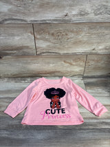 Shein Cute Princess Shirt Pink sz 18-24m