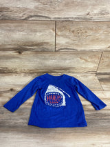 Cat & Jack Hungry Shark Shirt Blue sz 2T - Me n Mommy To Be