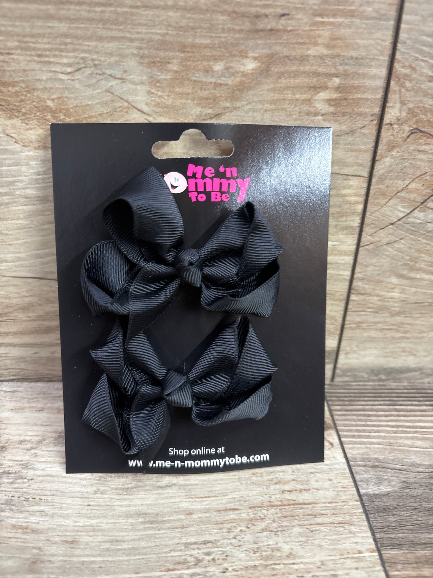NEW Hair Bows 2pk Black