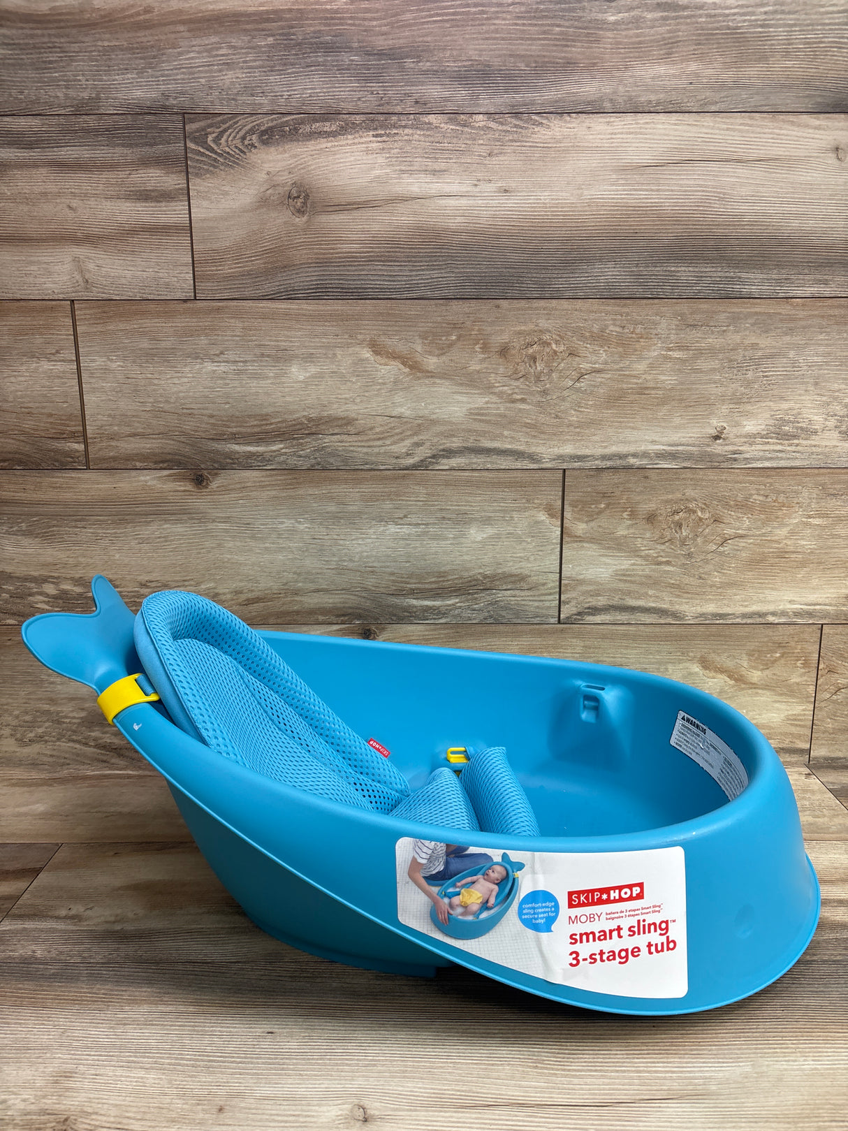 Skip Hop Moby Smart Sling 3 In 1 Baby Bathtub Blue