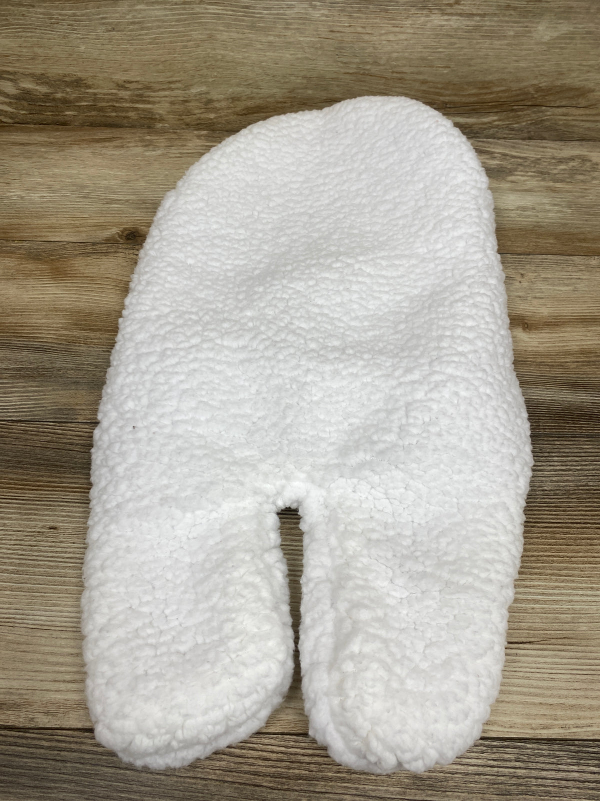 BlueMello Ultra-Soft Sherpa Swaddle Wrap White sz 0-3m