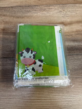NEW Disposable Stick-On Waterproof Placemats Farm Pattern, 12''x18'' 25pk