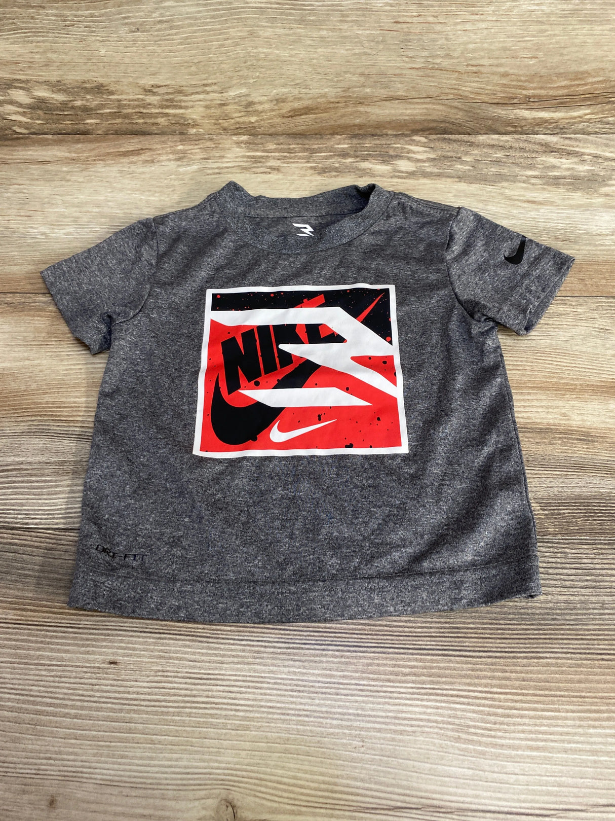 Nike 3-Brand Active Shirt Grey sz 2T