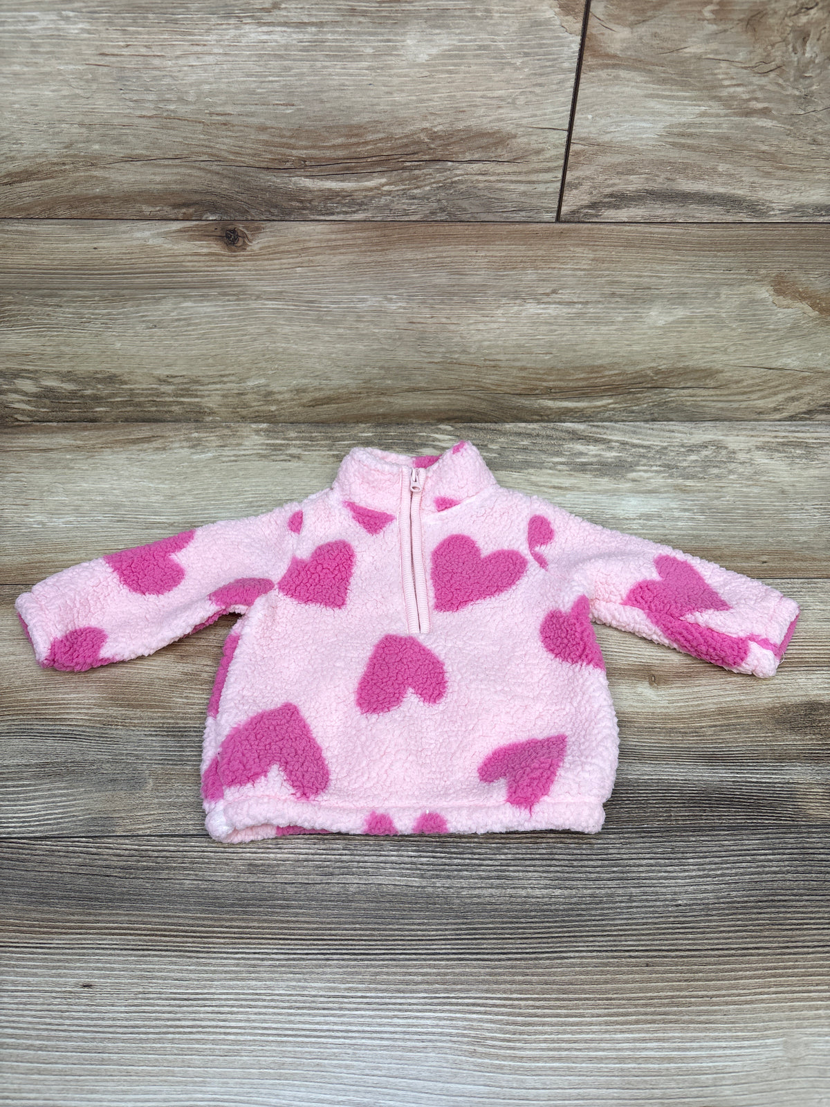 Just One You Sherpa Half-Zip Jacket Pink sz 3m