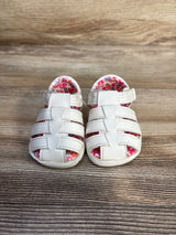 Wonder Nation Floral Fisherman Sandals White sz 2c