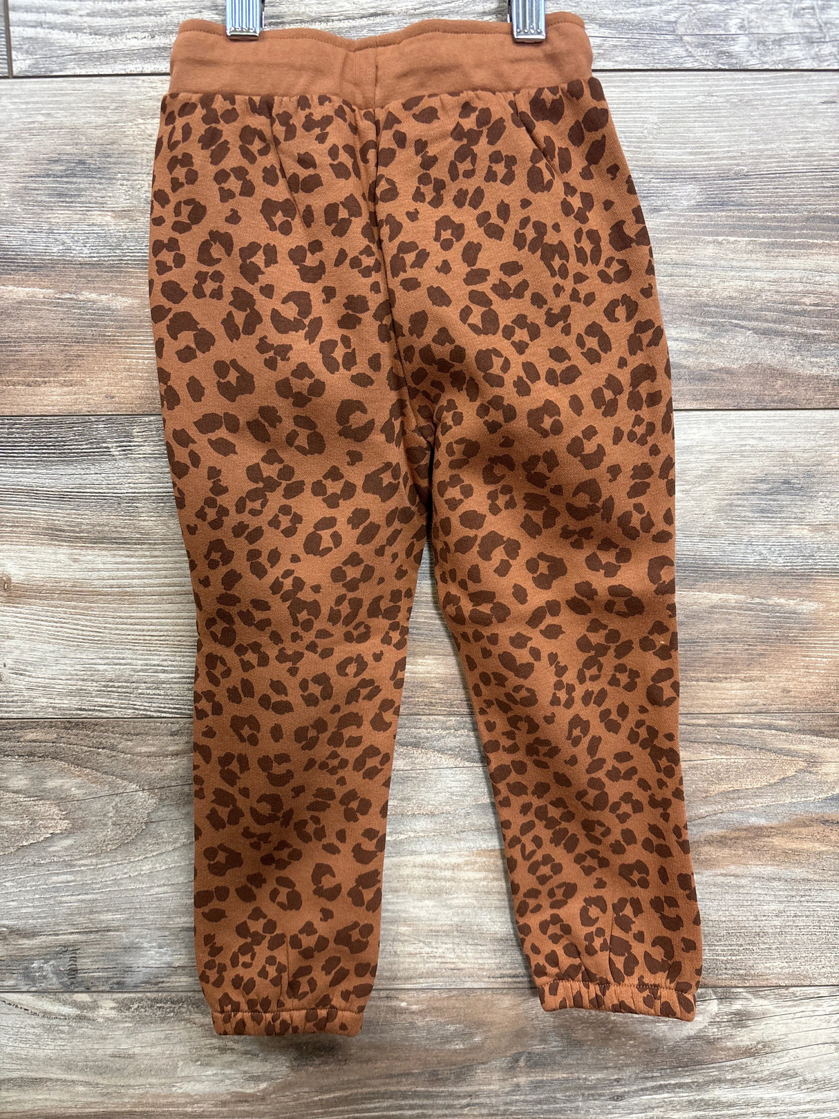 NEW Okie Dokie Brown Leopard Print Jogger Pant sz 4T