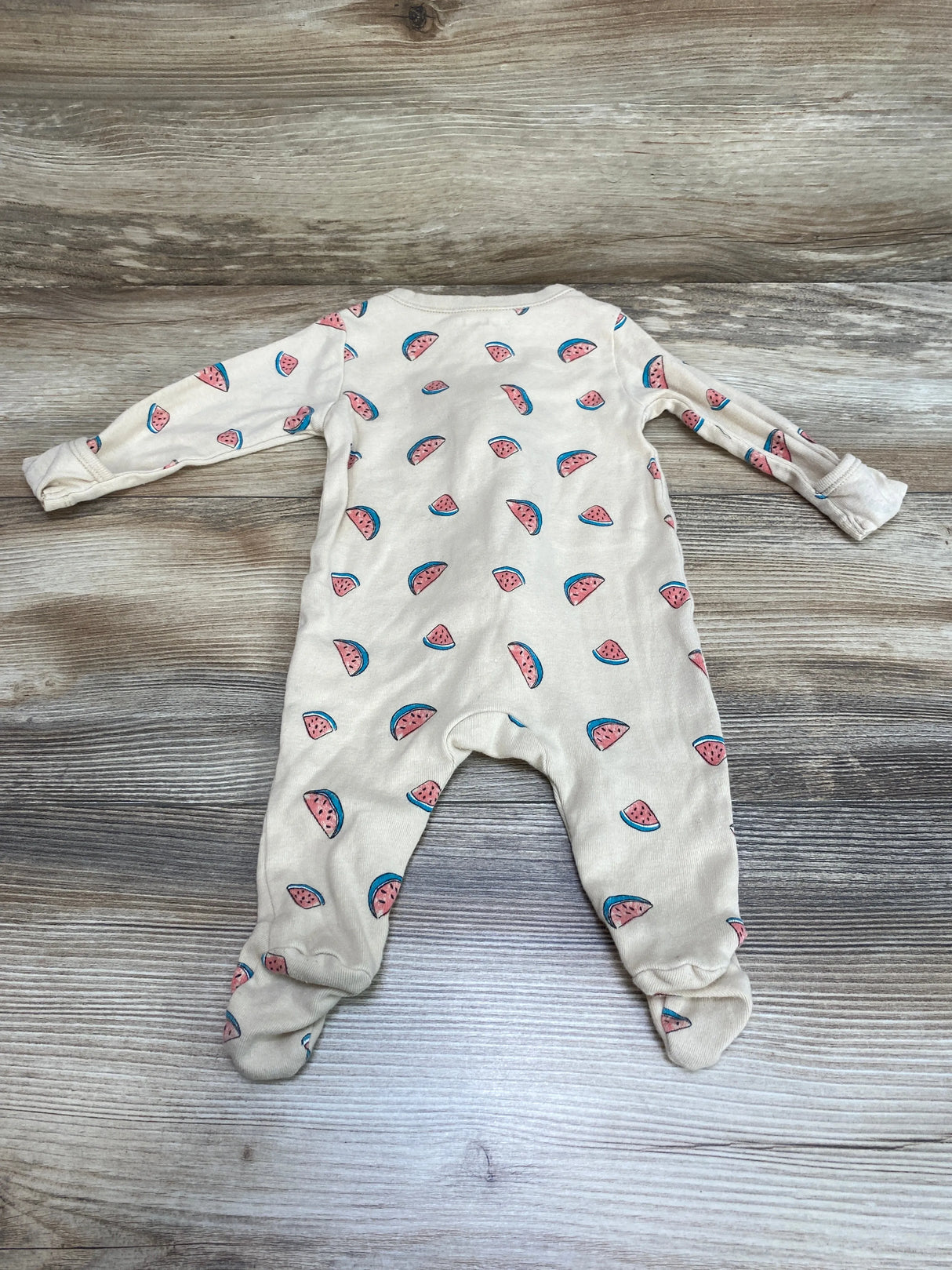 Old Navy Watermelon Sleeper Beige sz 0-3m