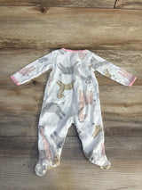 Carter's Giraffe Sleeper White sz 3m